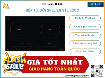 Bếp từ đôi Spelier STL 220C phiên bản 2024 - Made In Thailand 